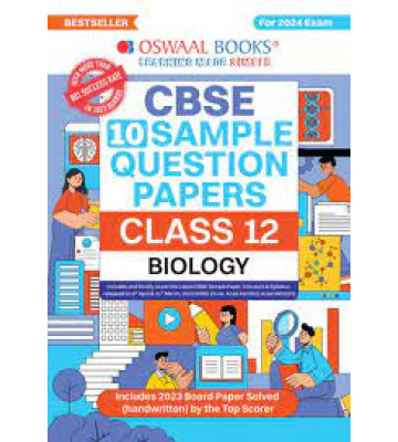 CBSE Sample Question Papers Class 12 Biology Book (For Board Exams 2024)